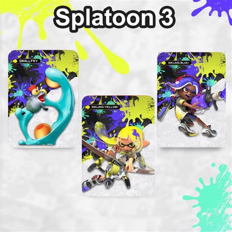 splatoon amiibo nfc tags|Splatoon amiibo.